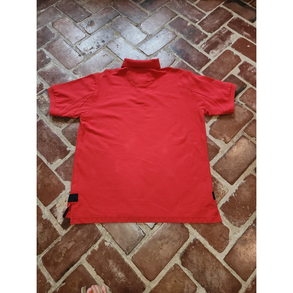 Orvis Polo Shirt Men Medium Signature Regular Fit 100% Cotton Heavy Weight Red - Picture 8 of 11